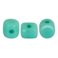 Les perles par Puca® Minos Opaque green turquoise 63130